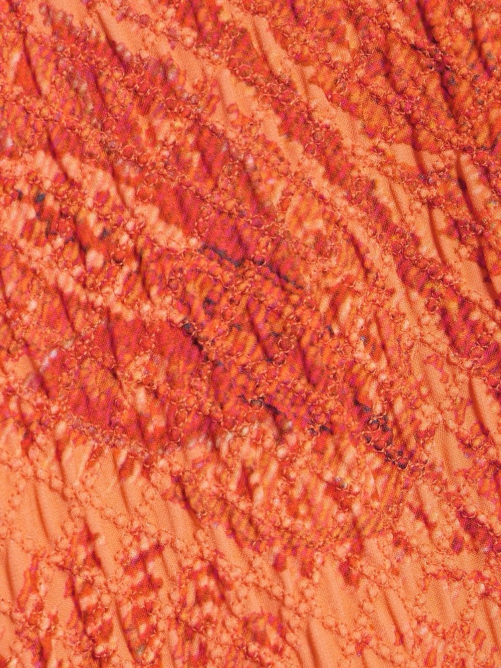 ETRO Milano Orange “Abito Kara” Textured Knit Mini Dress – IT 40 (US 4 / S) - Picture 8 of 9